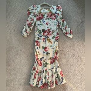 Floral Ruffled Dress